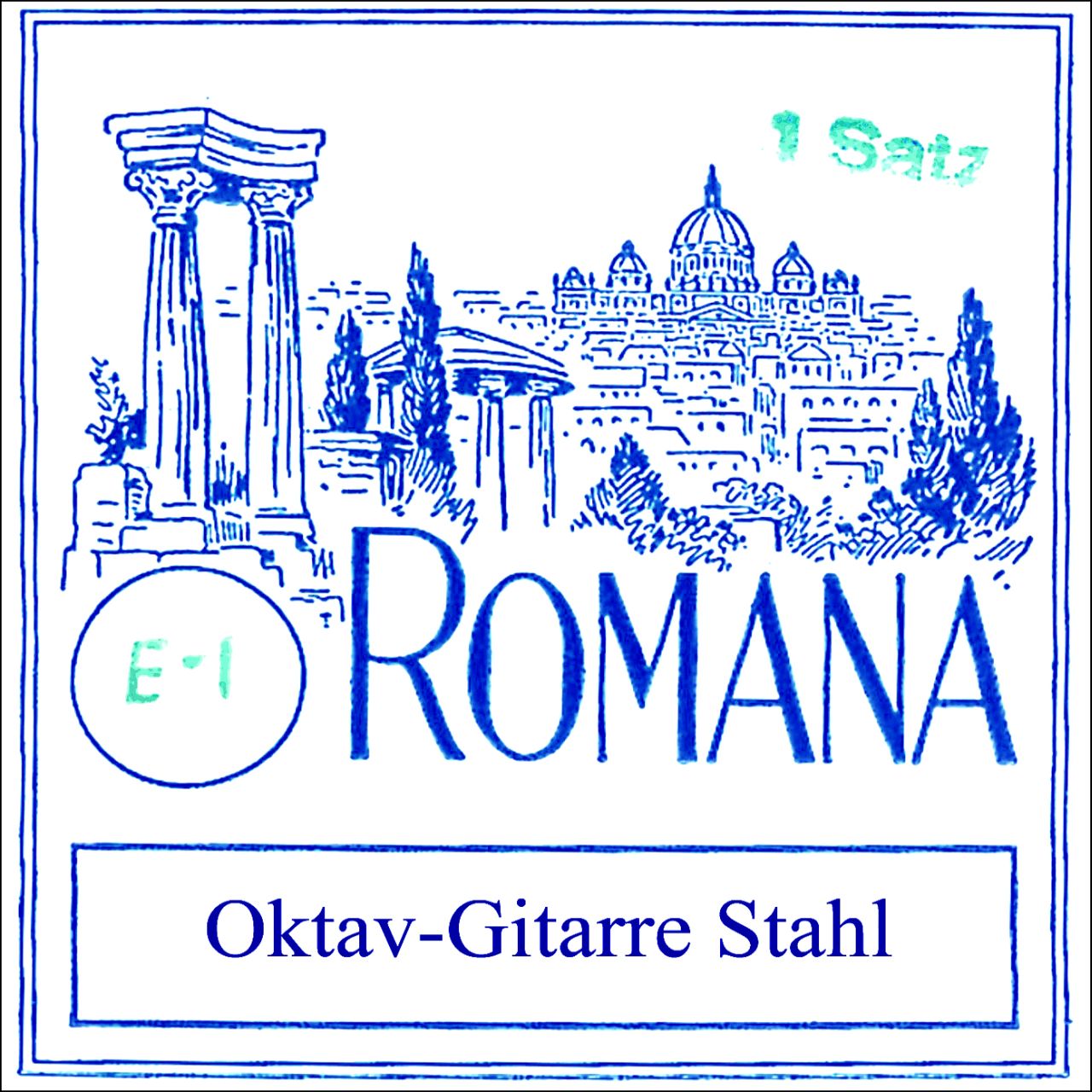 OKTAV-GITARRE SATZ STAHL ROMANA