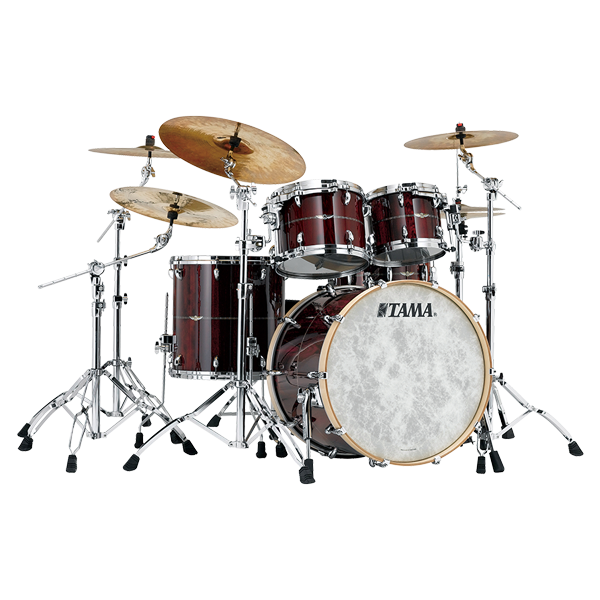 STAR Bubinga Drumset 4 teilig - Dark Red Cordia