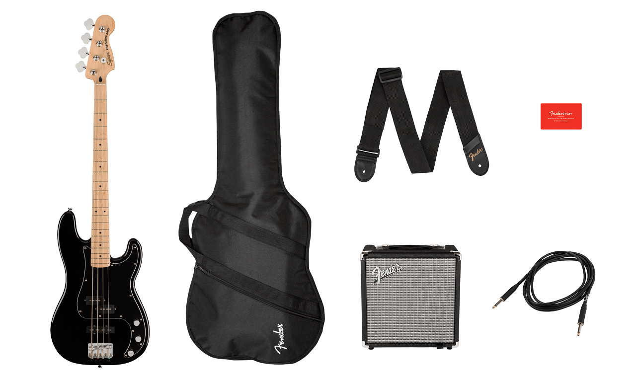 Affinity Series™ Precision Bass® PJ Pack,  Black