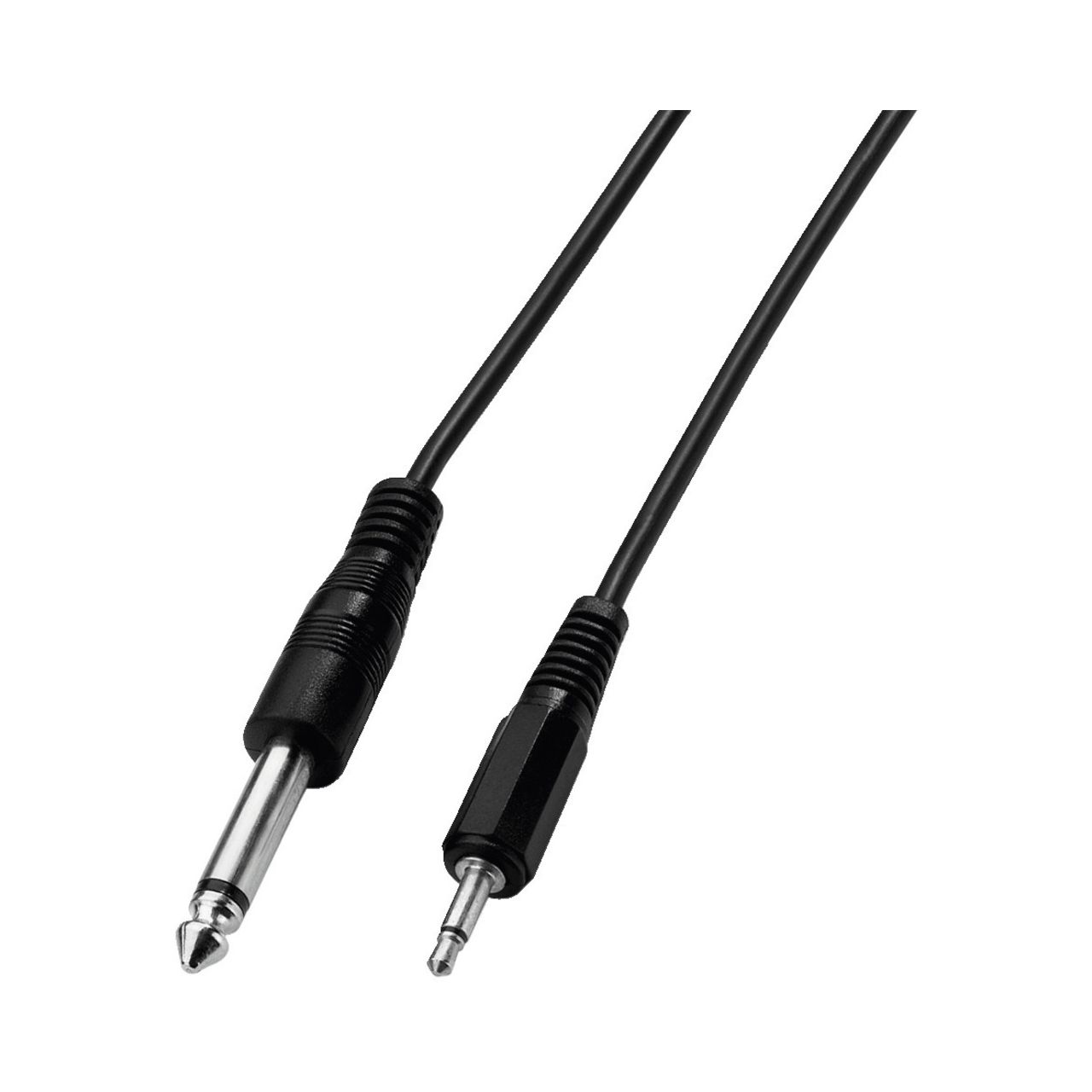 Mono-Audio-Kabel - 3,5mm Klinke auf 6,3mm Klinke, 2m