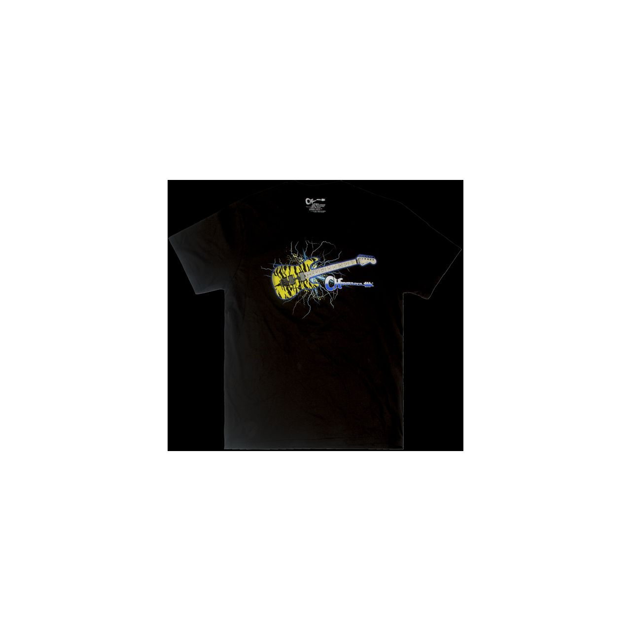 Satchel Yellow Bengal Guitar Graphic T-Shirt L