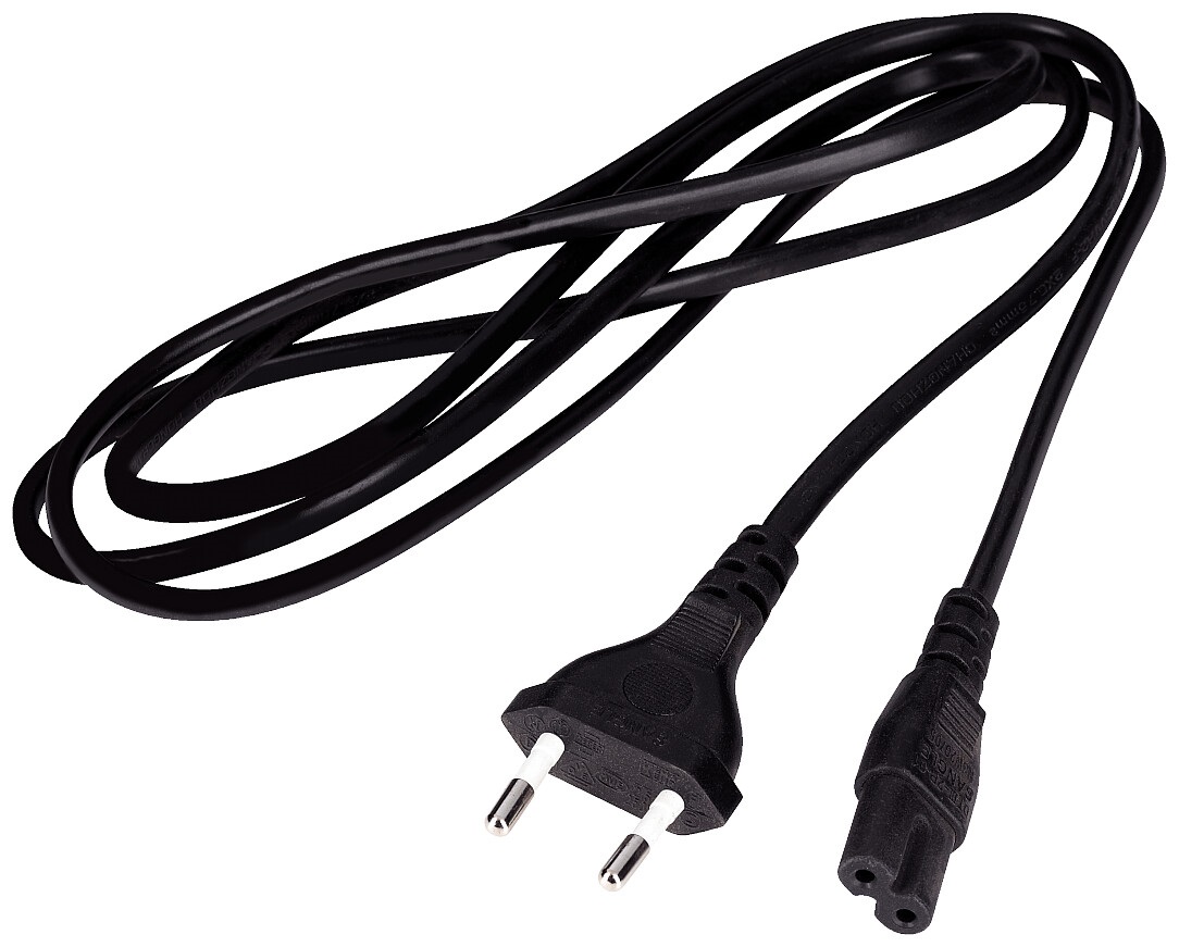 2-pole Power Cord, 1,5 m - EU Plug