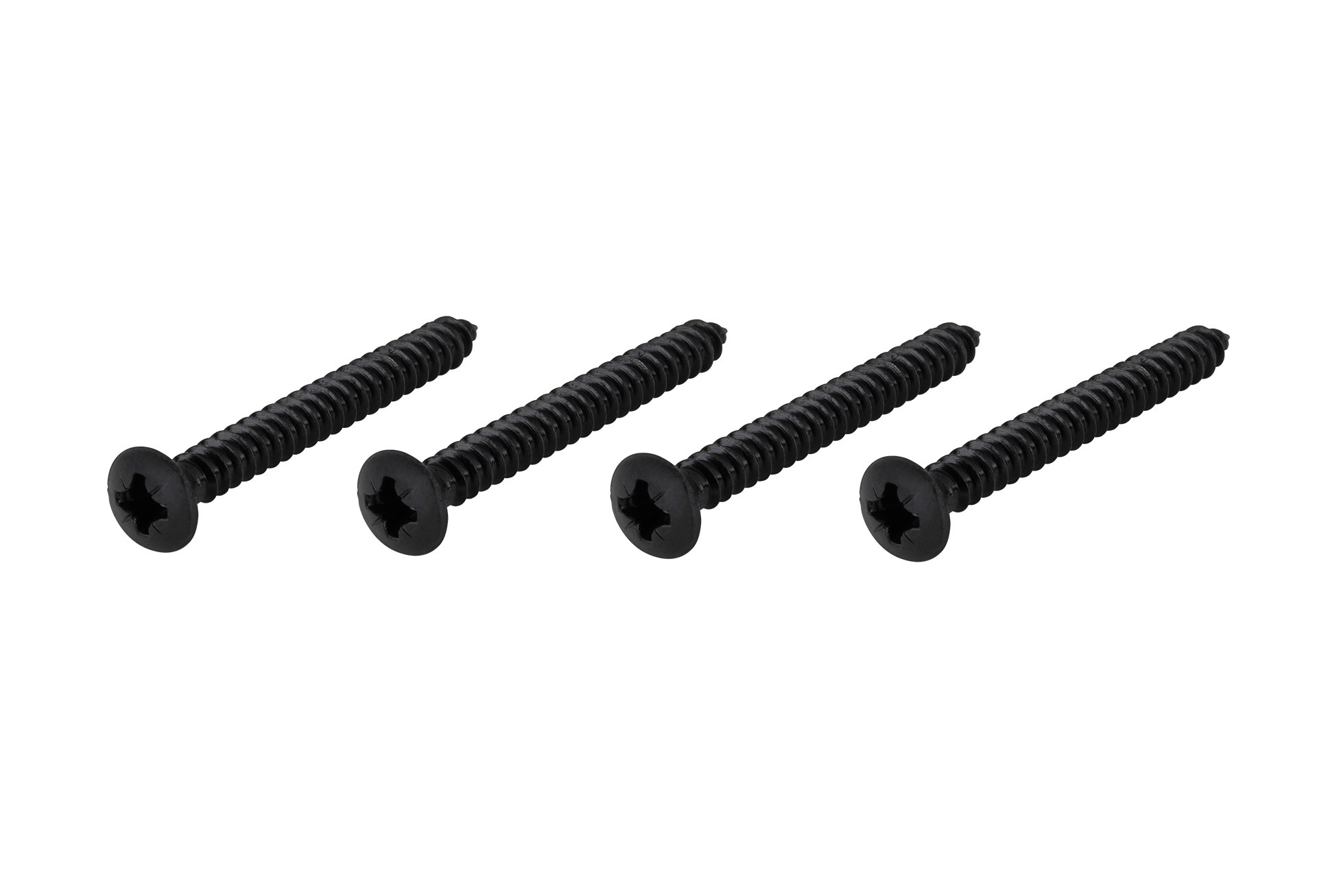 Countersunk Long Screw for Bolt-On Neck, 4,2 mm x 38 mm, 4 pcs. - Black