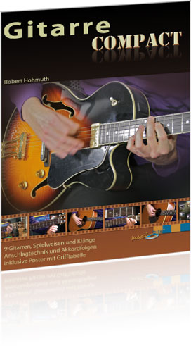 Gitarre Compact DVD und Griftabelle