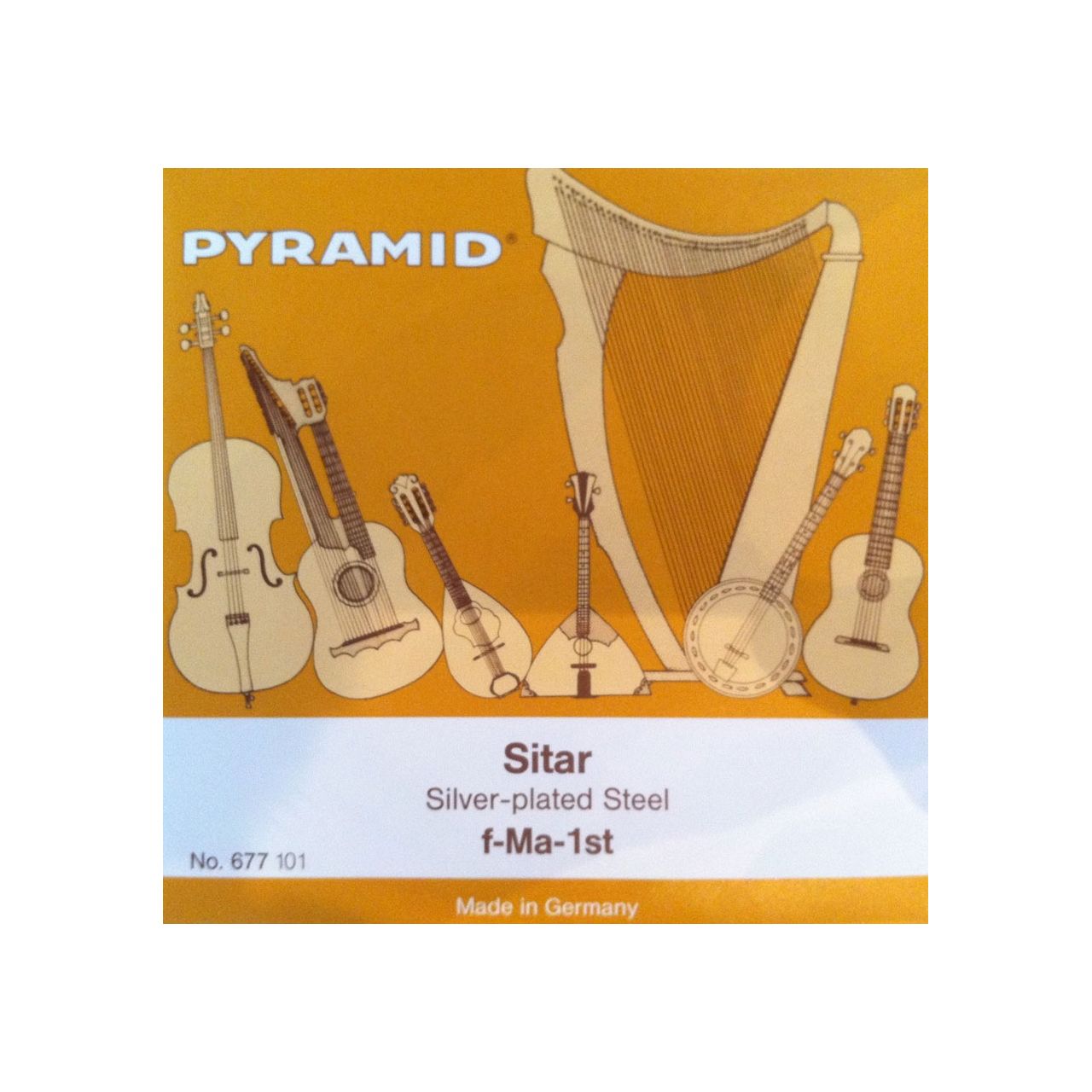 678/20 Sitar Strings - Saitensatz für Sitar mit 20 Saiten