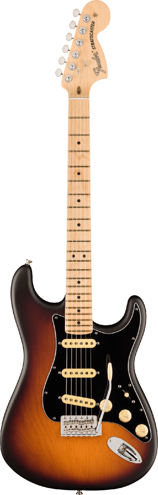 American Performer Timber Pine Stratocaster®, Maple Fingerboard, 2-Color Sunburst