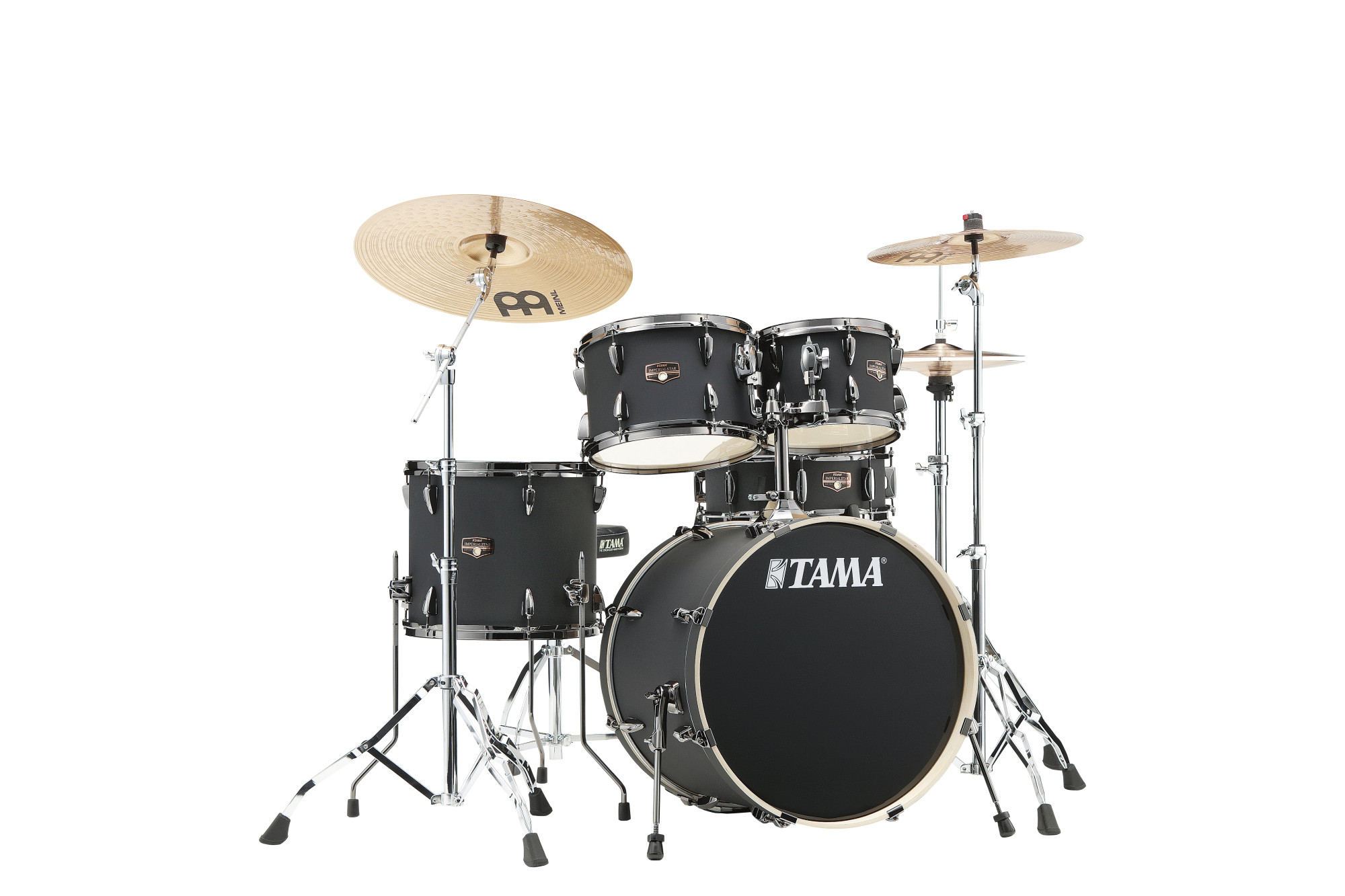 Imperialstar Drumset 5 teilig - Blacked Out Black/Black Nickel HW