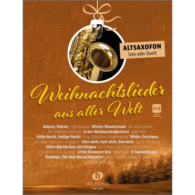 Weihnachtslieder aus aller Welt - Altsaxofon