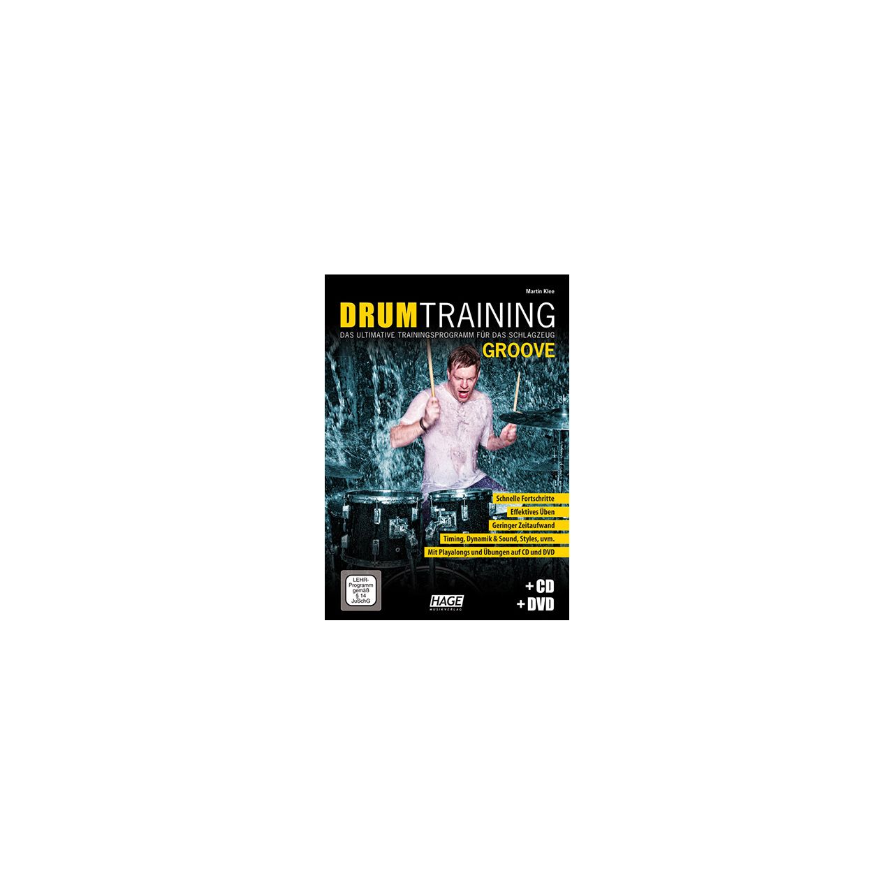 Drum Training Groove mit CD + DVD