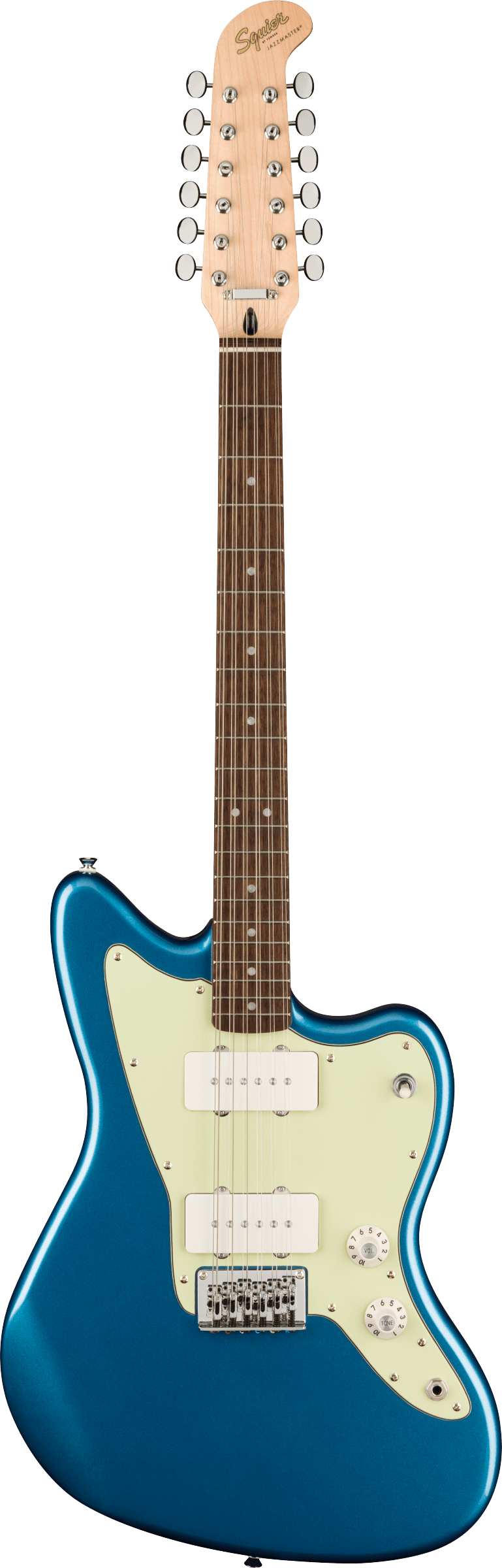 Paranormal Jazzmaster® XII, Laurel Fingerboard, Mint Pickguard, Lake Placid Blue