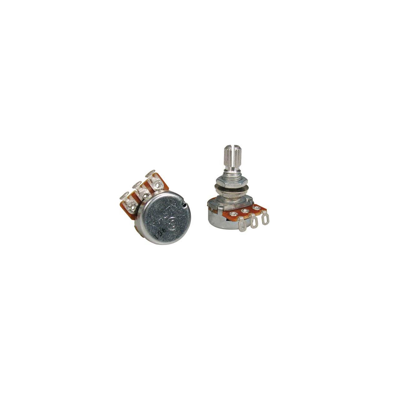 500K Mini-Poti, Potentiometer linear, 16mm, 10mm Schaft, M7x0,75 Gewinde