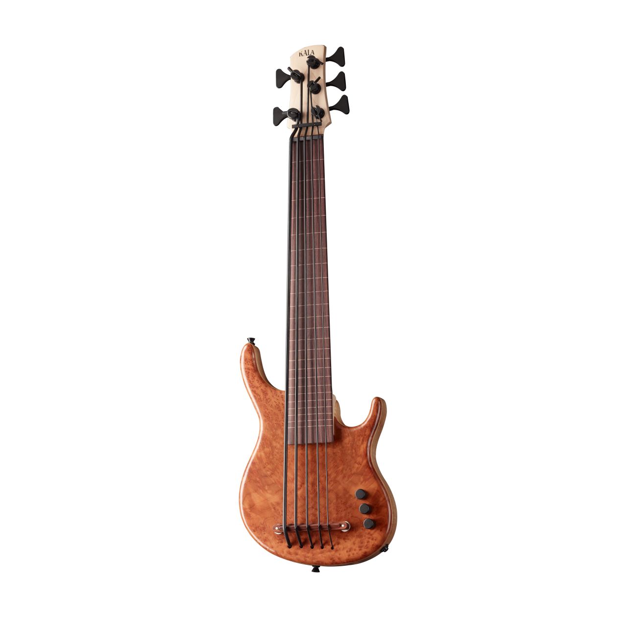 Ubass California Series 5, Redwood, Fretless, with a Gigbag