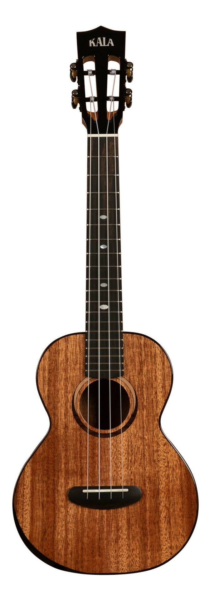 Kala KA-CT-SMH-TG - Contour All Solid Gloss Mahogany Tenor Ukulele, with Bag