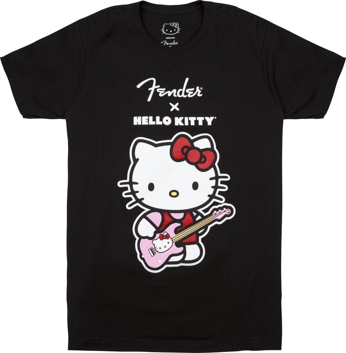 Hello Kitty® Black Front Logo Tee, XL