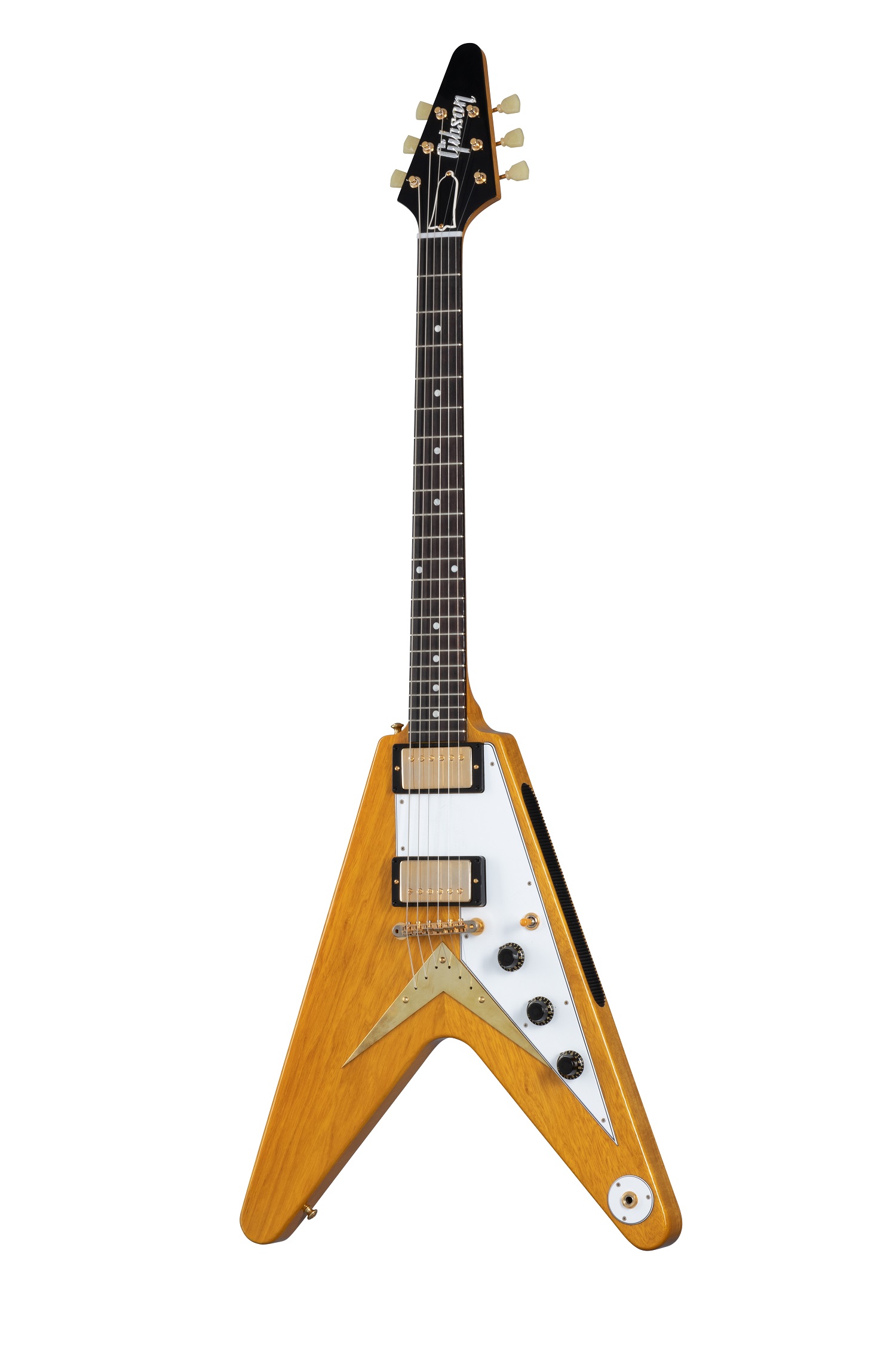 1958 Korina Flying V White Pickguard Natural