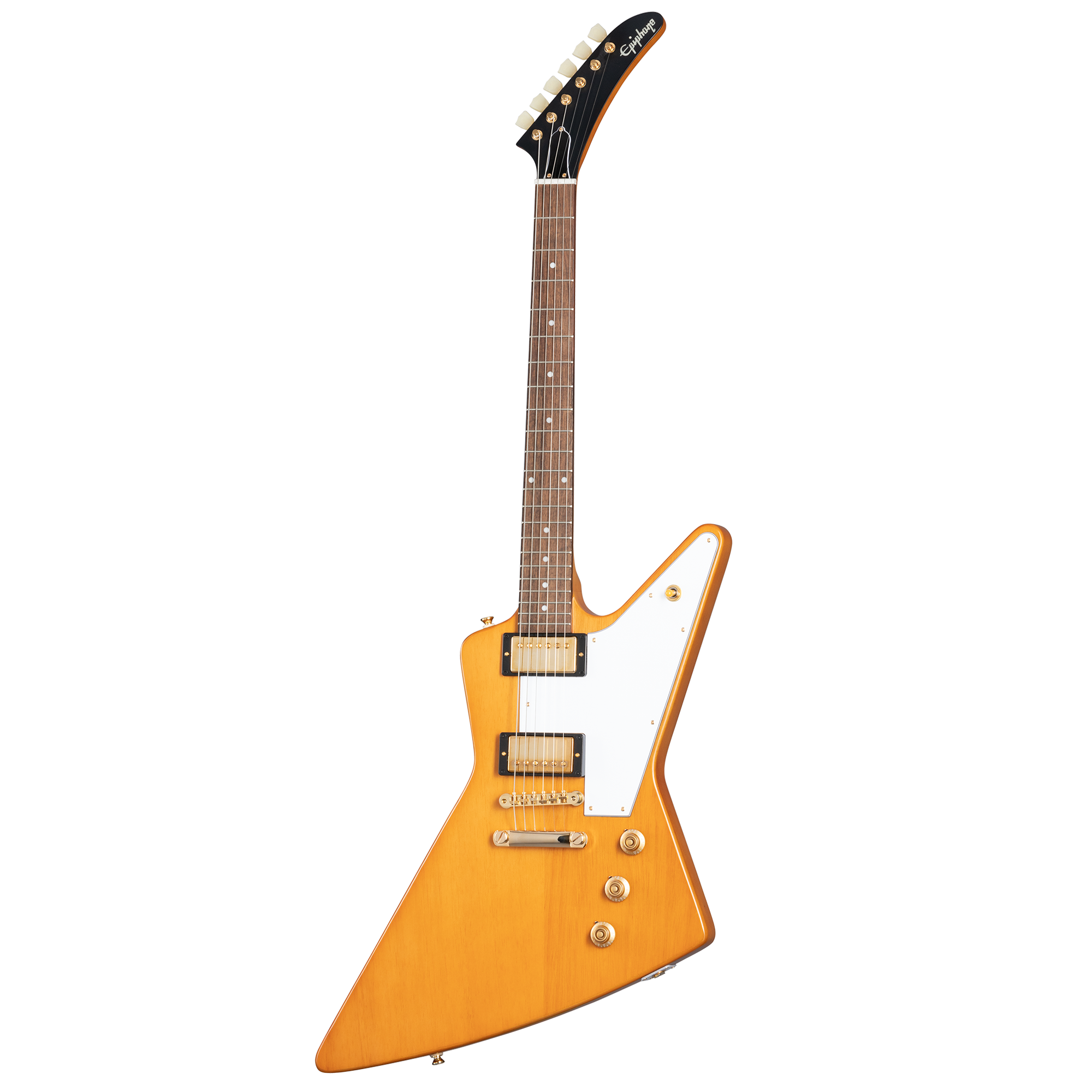 1958 Korina Explorer (White Pickguard), Aged Natural