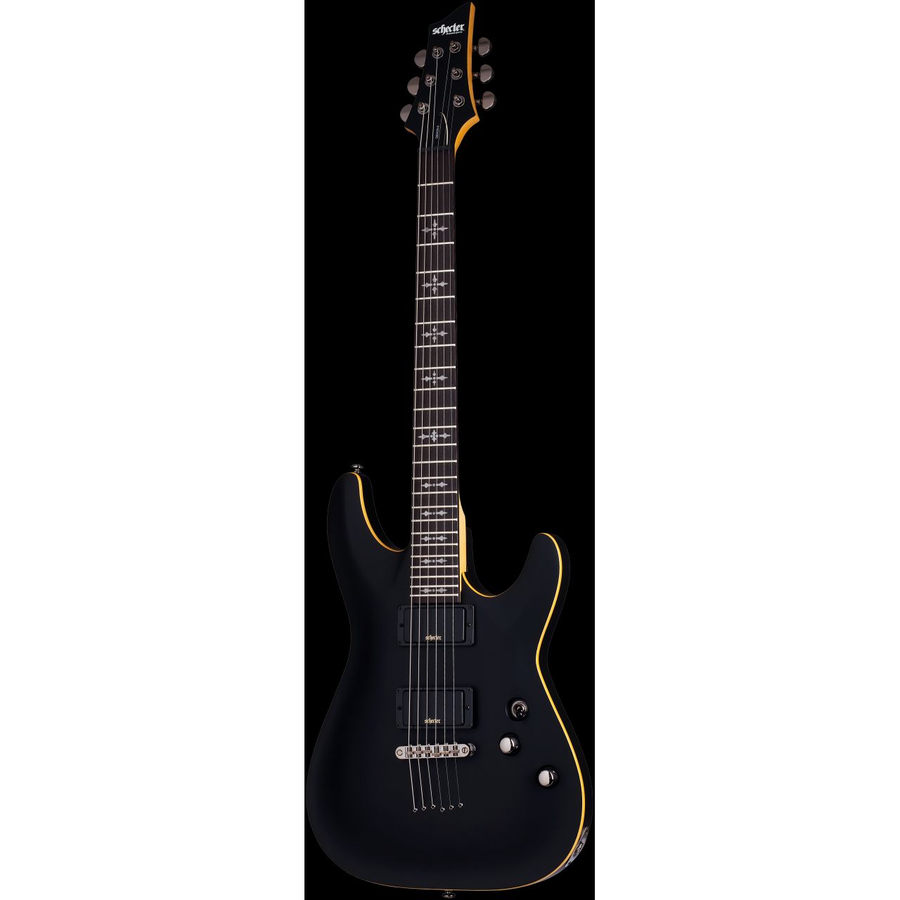 Demon 6, Aged Black Satin - E-Gitarre