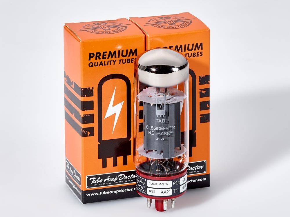 6L6GCM-STR Redbase, Premium Matched PAIR (2 tubes)