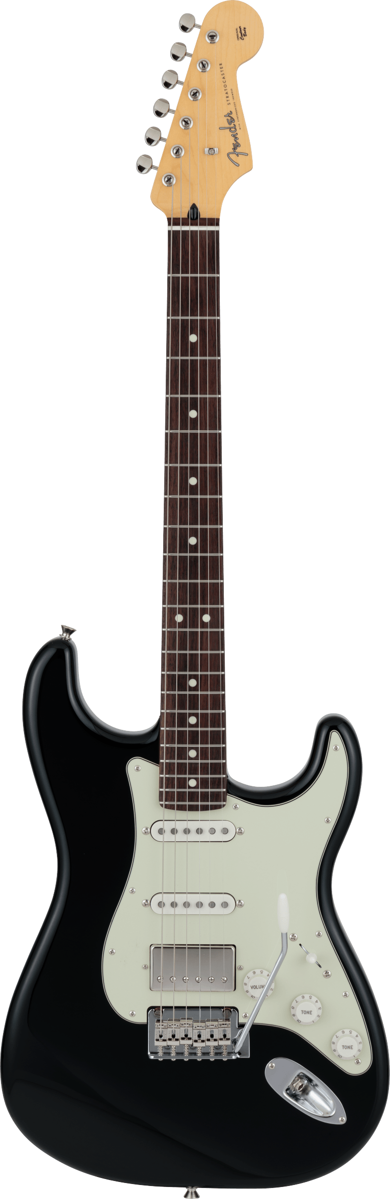 2024 Collection Made in Japan Hybrid II Stratocaster® HSS, Rosewood Fingerboard, Black