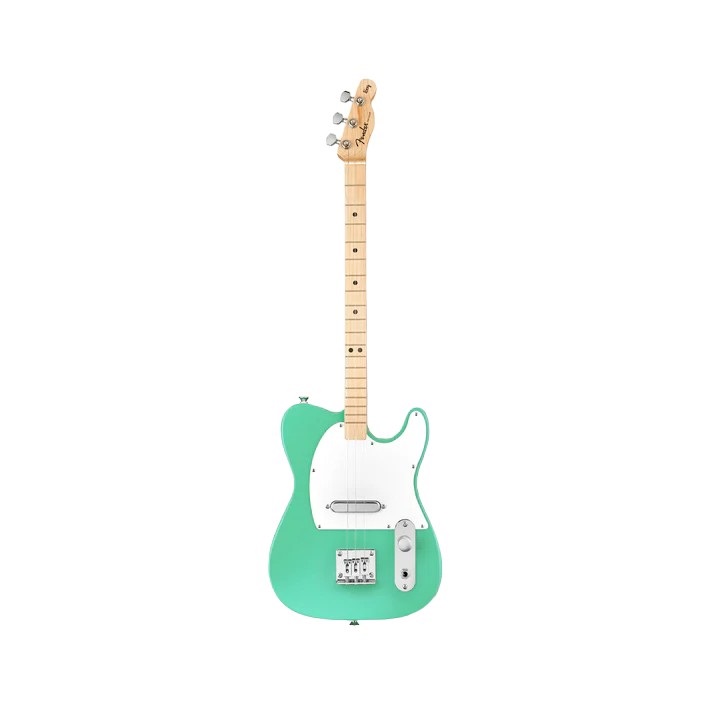 Pro Electric Fender Telecaster Green 3-String E-Gitarre