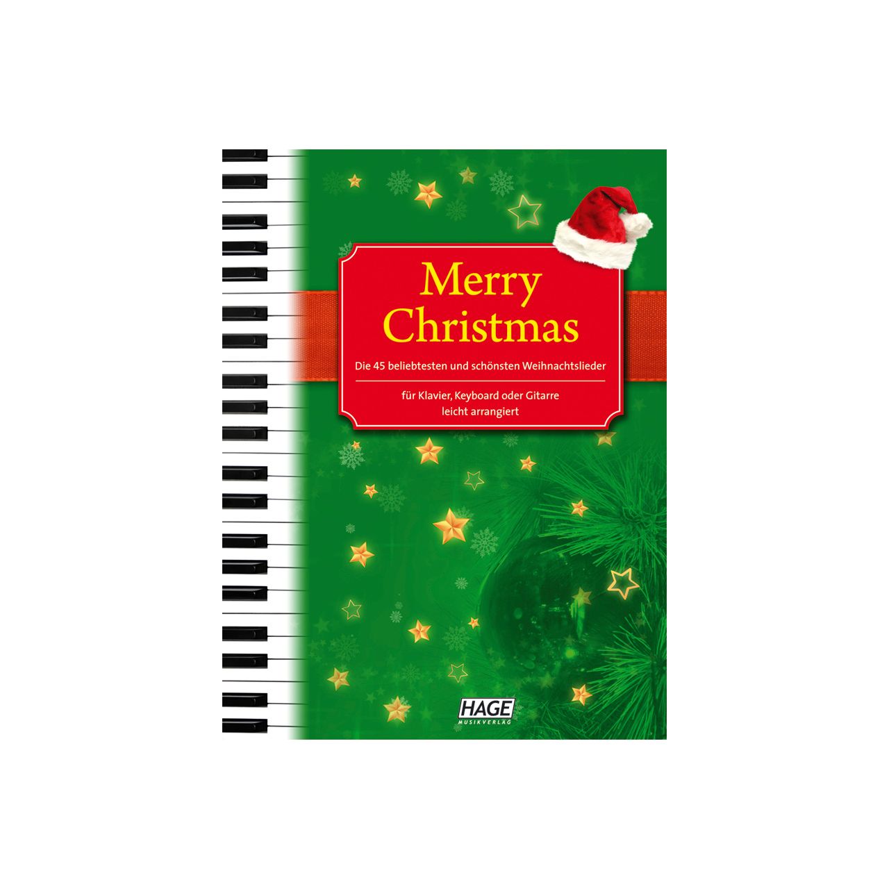 Merry Christmas! für Klavier, Keyboard oder Gitarre (mit 2 Playback CD)