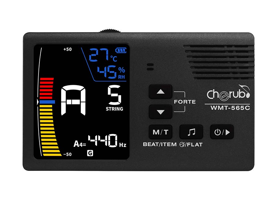 WMT565C Wiederaufladbares Tischstimmgerät - Metronom -Tonhöhengenerator - Hygrometer