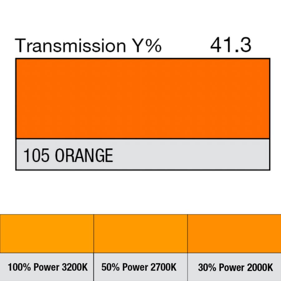 Nr. 105, Rolle 762x122cm,normal, Orange