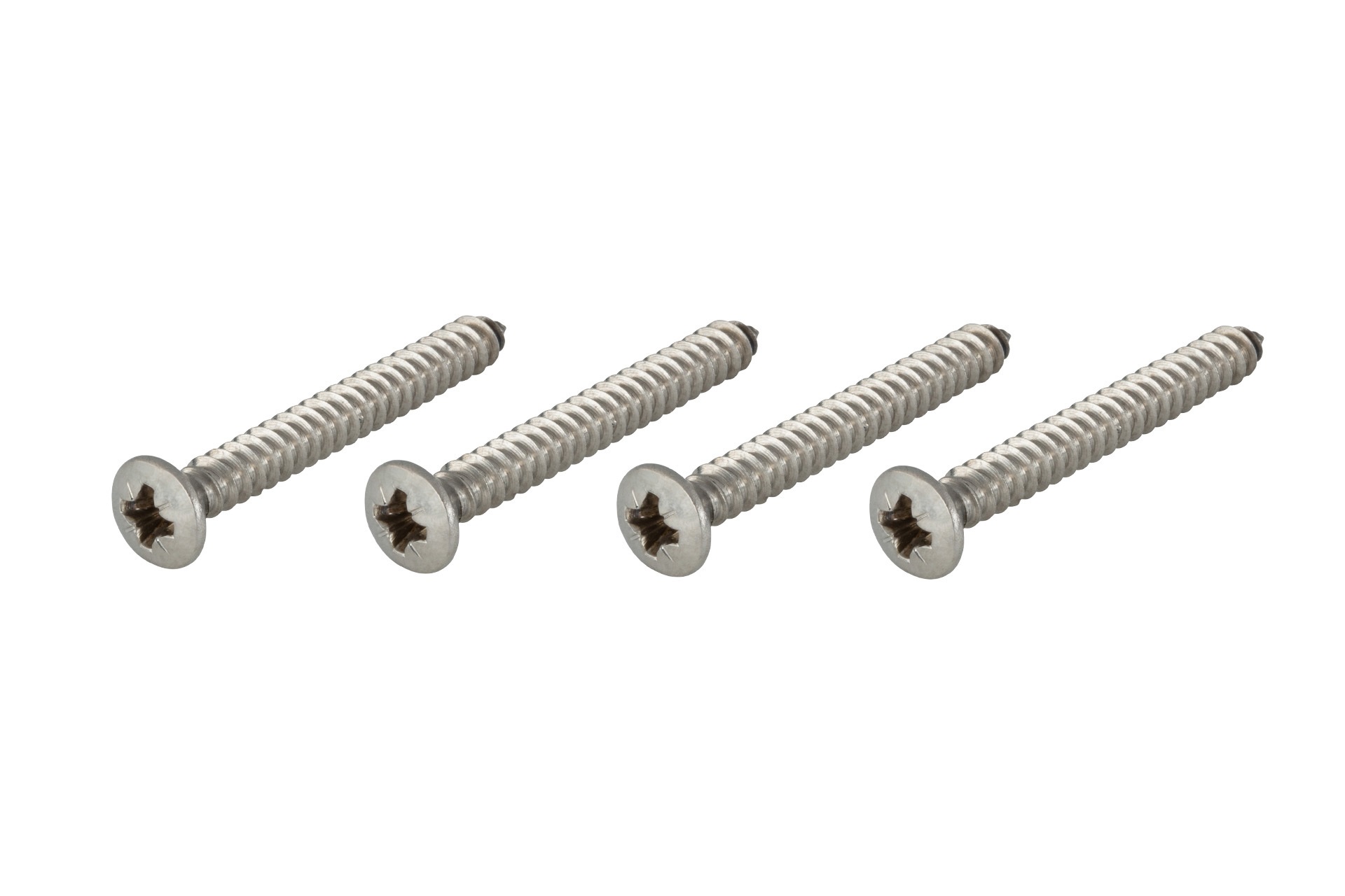 Countersunk Long Screw for Bolt-On Neck, 4,2 mm x 38 mm, 4 pcs. - Stainless Steel