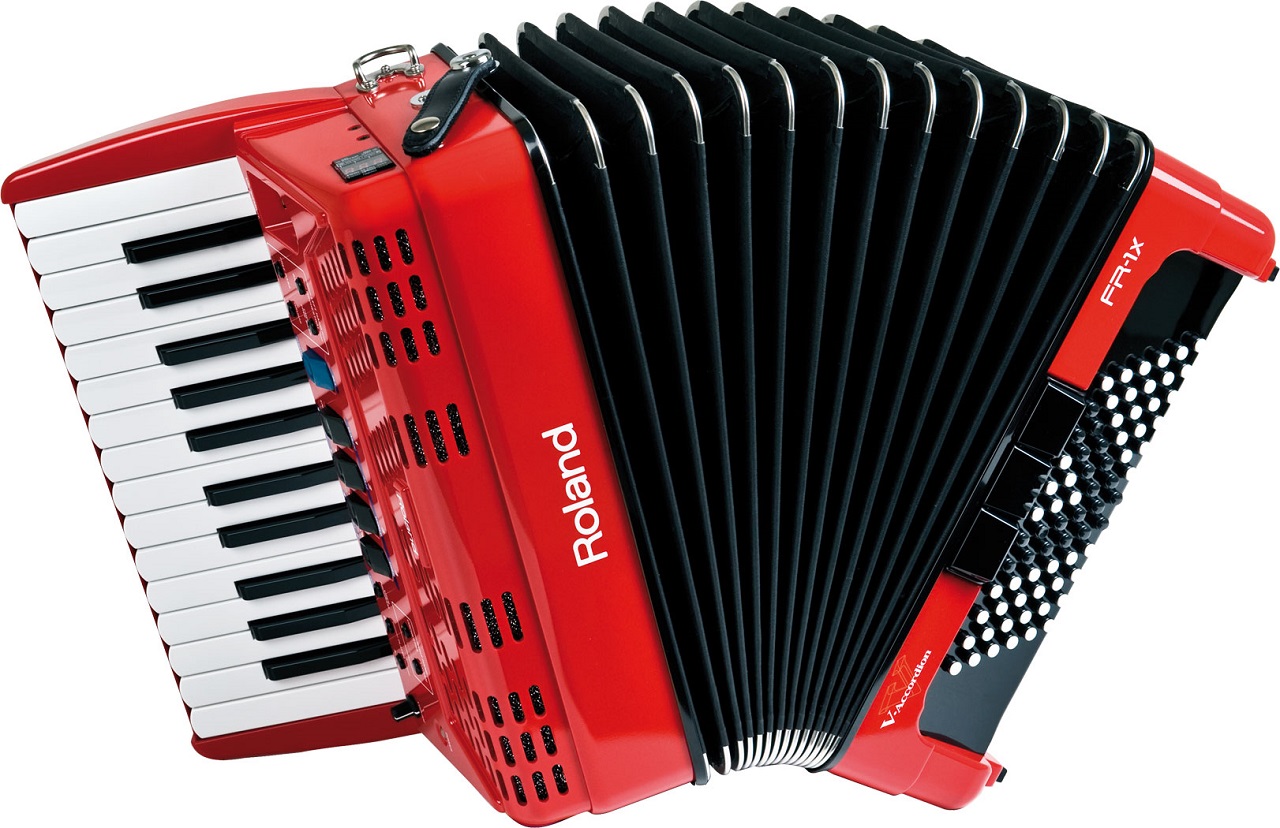 FR-1X RD  V- Accordeon in Rot