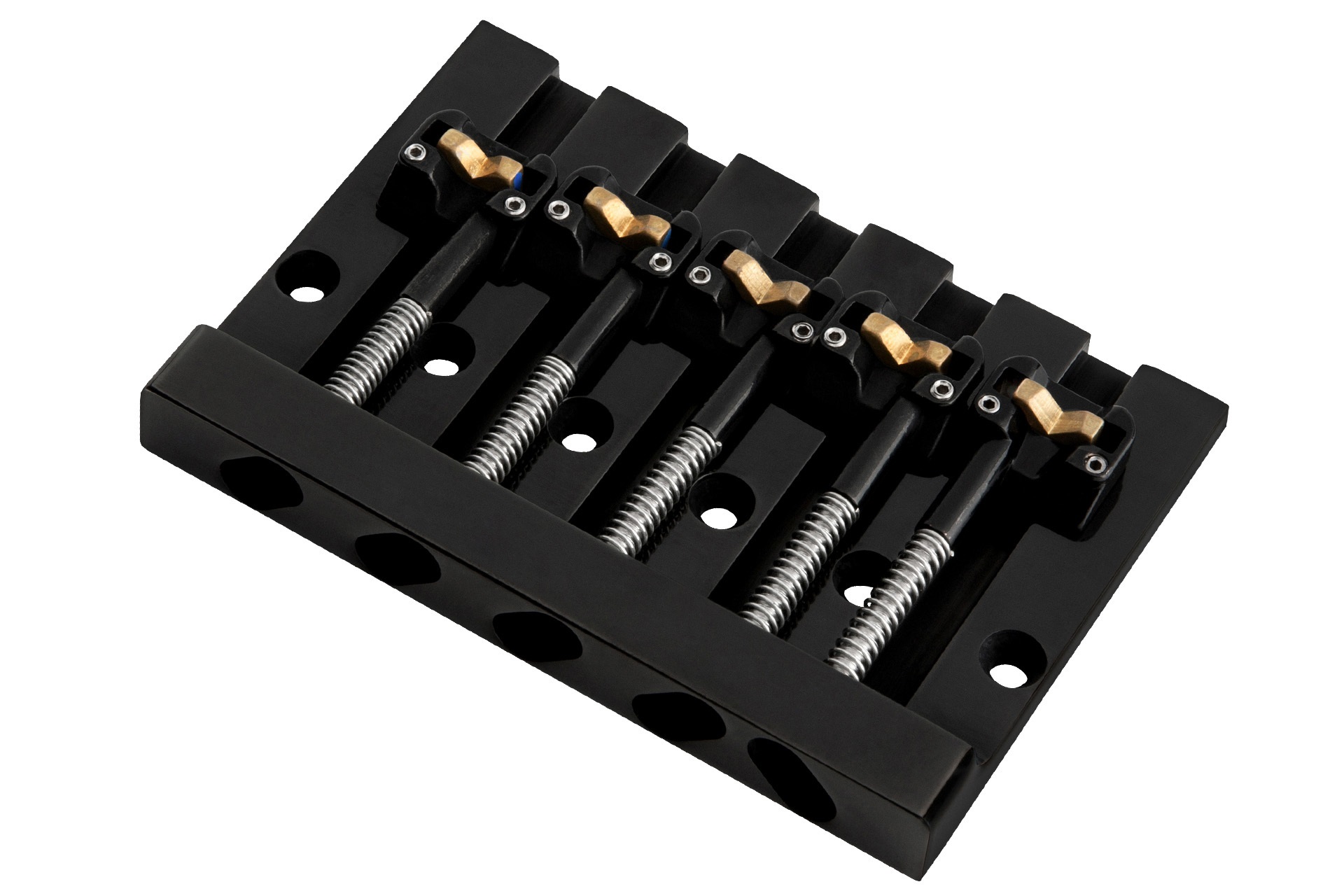 HIPSHOT 5 String KickAss Bass Bridge - Mounting Style I - Black