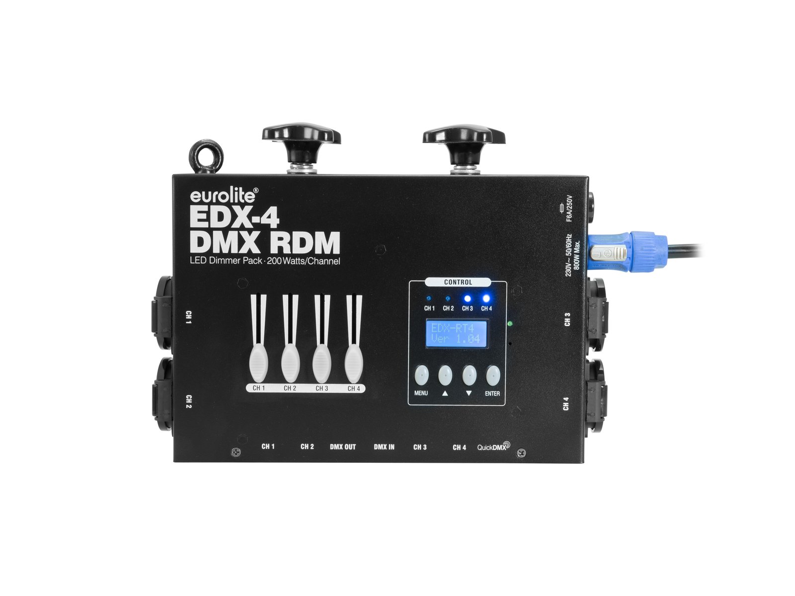 EDX-4 DMX RDM LED-Dimmerpack