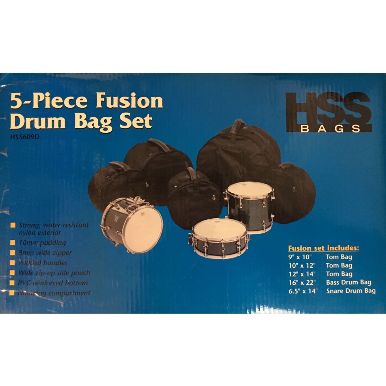 Drum Taschen Set Fusion 22/14/12/10/14