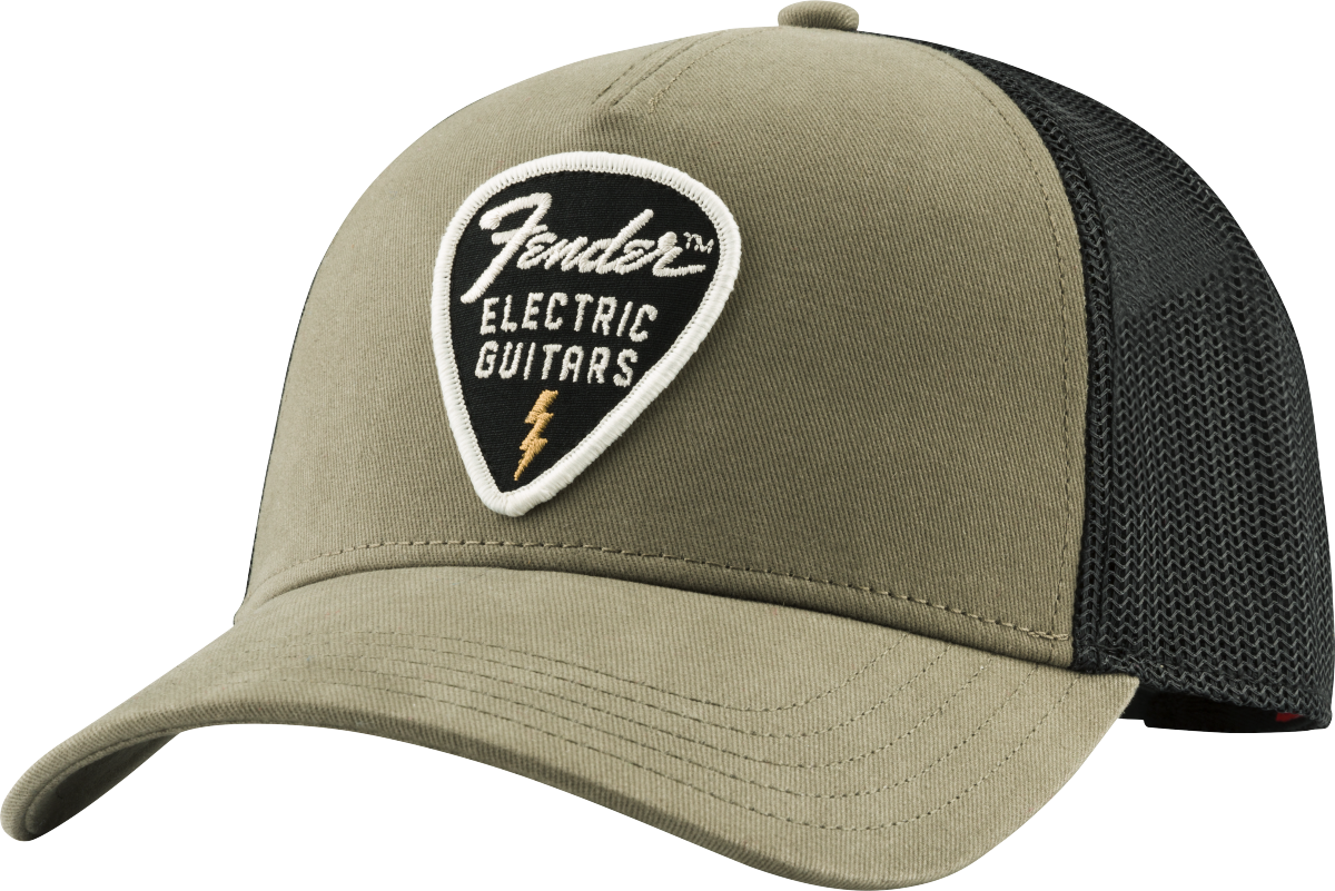 Snap Back Pick Patch Hat, Olive