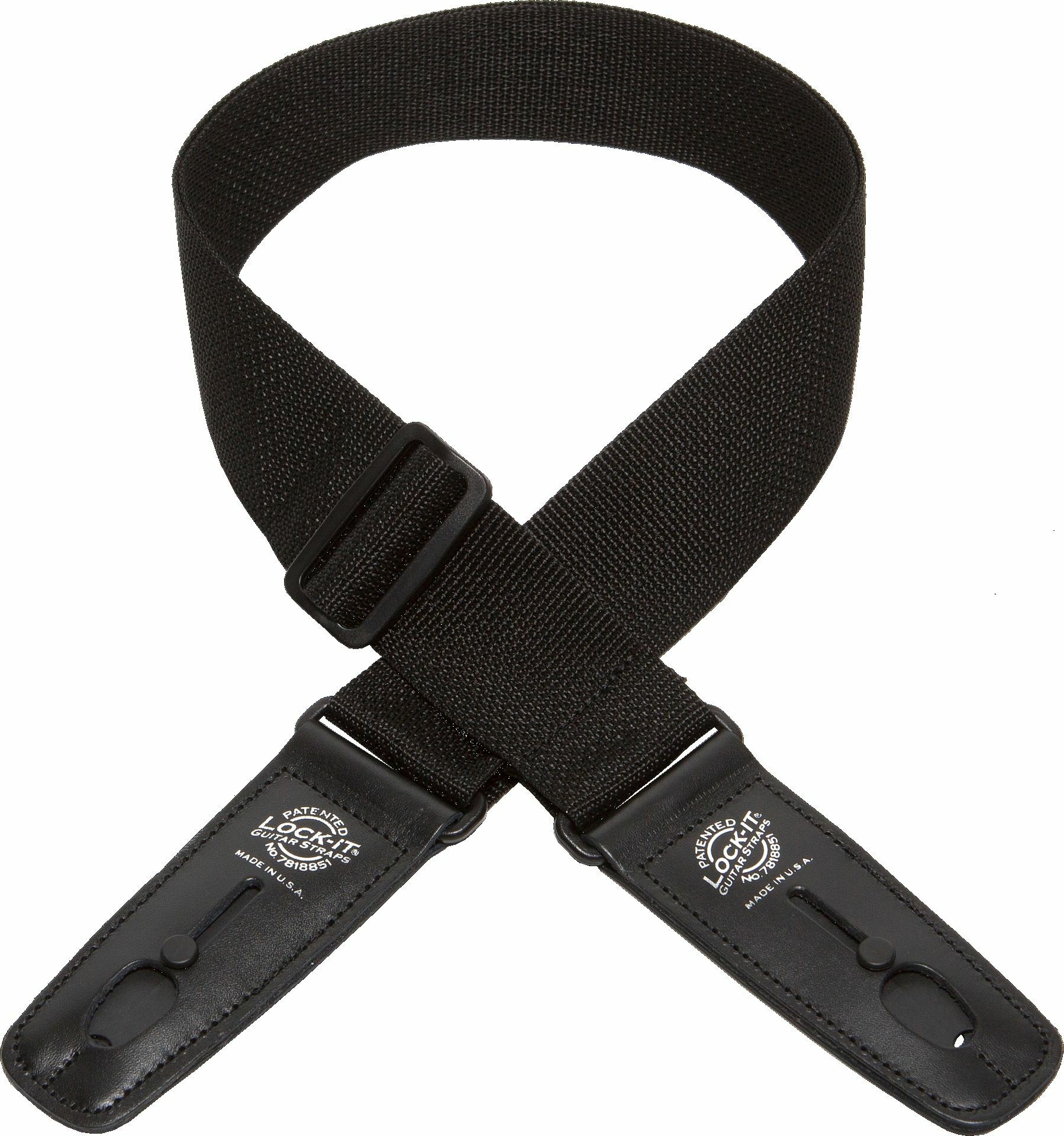 Strap 2" Poly Pro (LIS 001 P2-BLK), Black