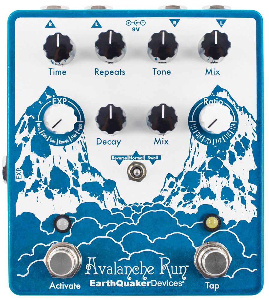 Avalanche Run V2 Stereo Delay & Reverb with Tap Tempo