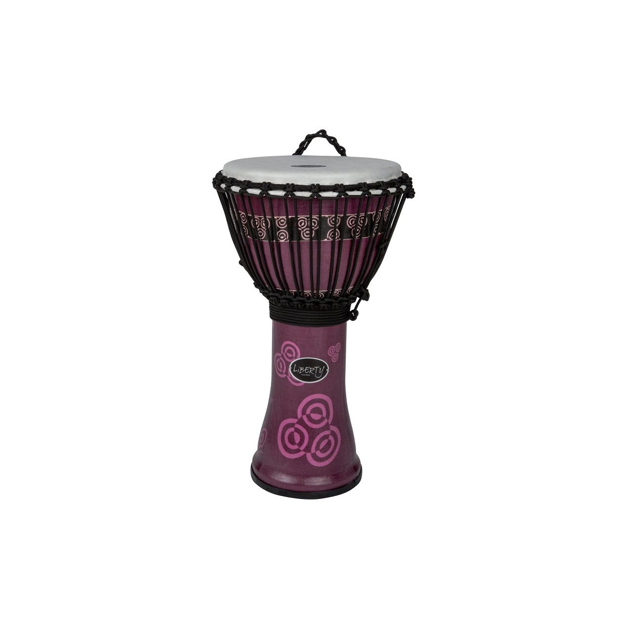 12" Djembe Liberty Serie Seilstimmung, Abstract Bali Purple    