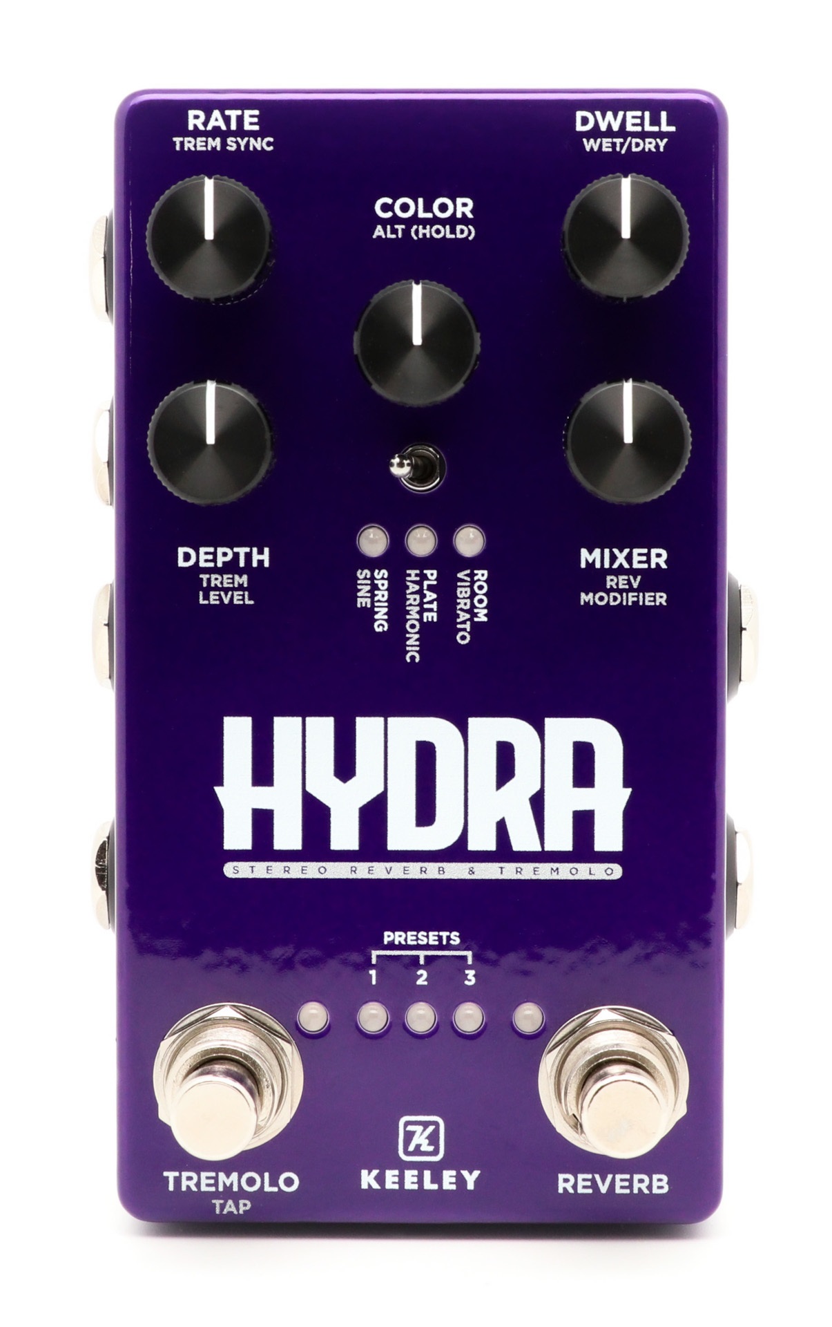 Stereo Reverb / Tremolo 2k24 Purple LTD