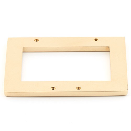 Spacer Plate for Schaller 3D Bridge, 4-String / Gold (4 mm)