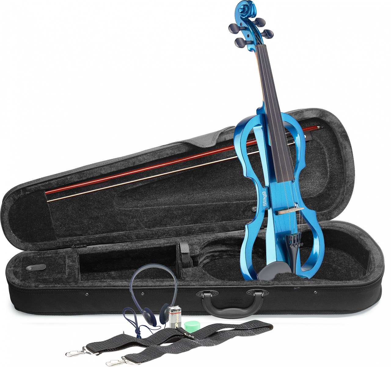 EVN X-4/4 E-Violine in Blau Metallic