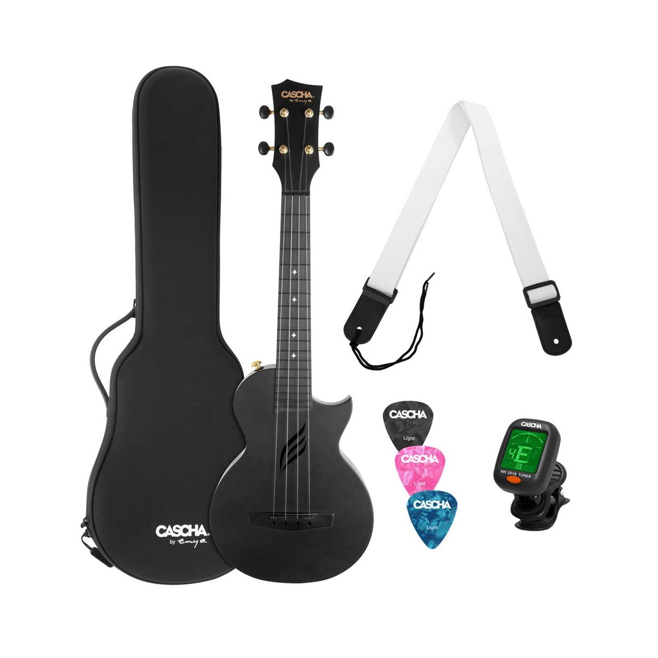 HH 2258 Carbon Fibre Ukulele Set