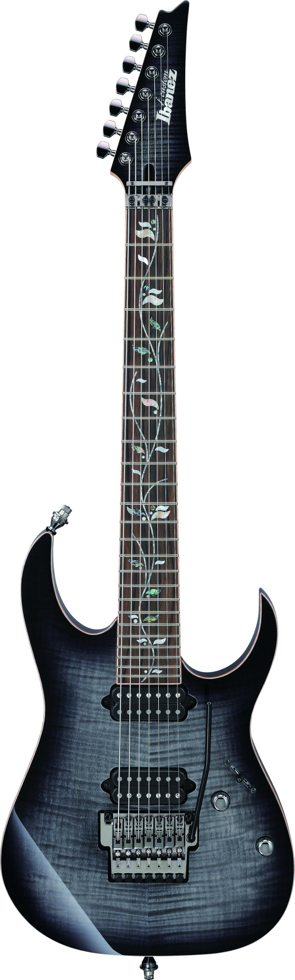 j.custom 7-Str Black Rutile Incl. Case