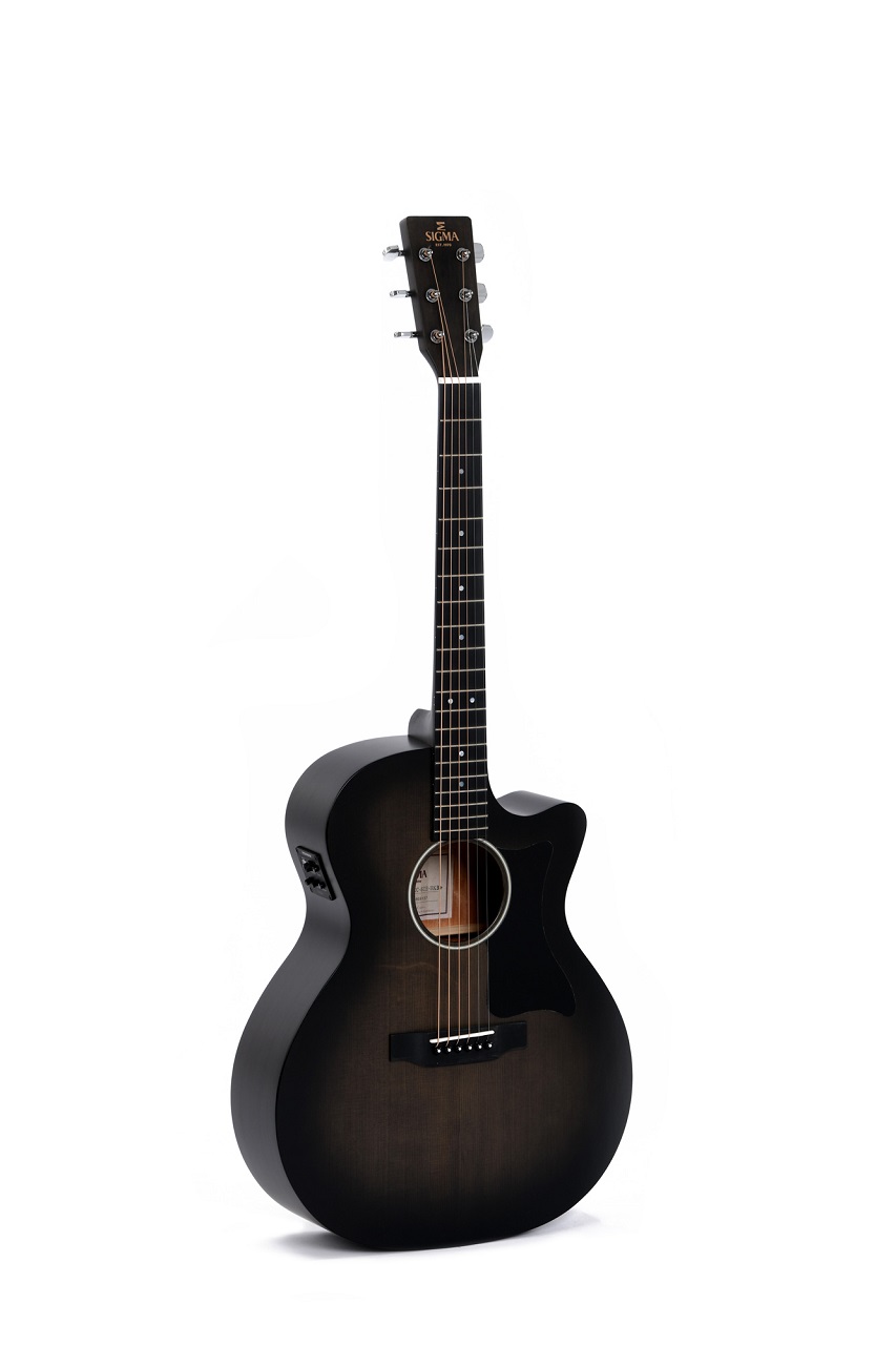 GMC-STE Westerngitarre Blackburst