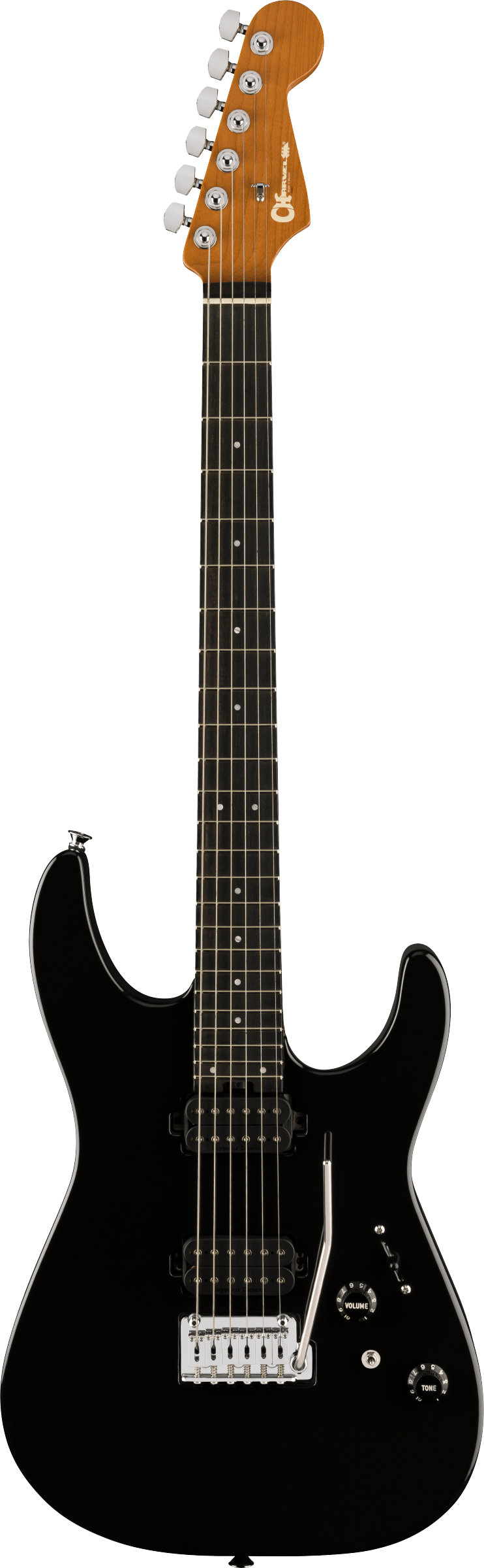 Pro-Mod DK24 HH 2PT EB, Ebony Fingerboard, Gloss Black