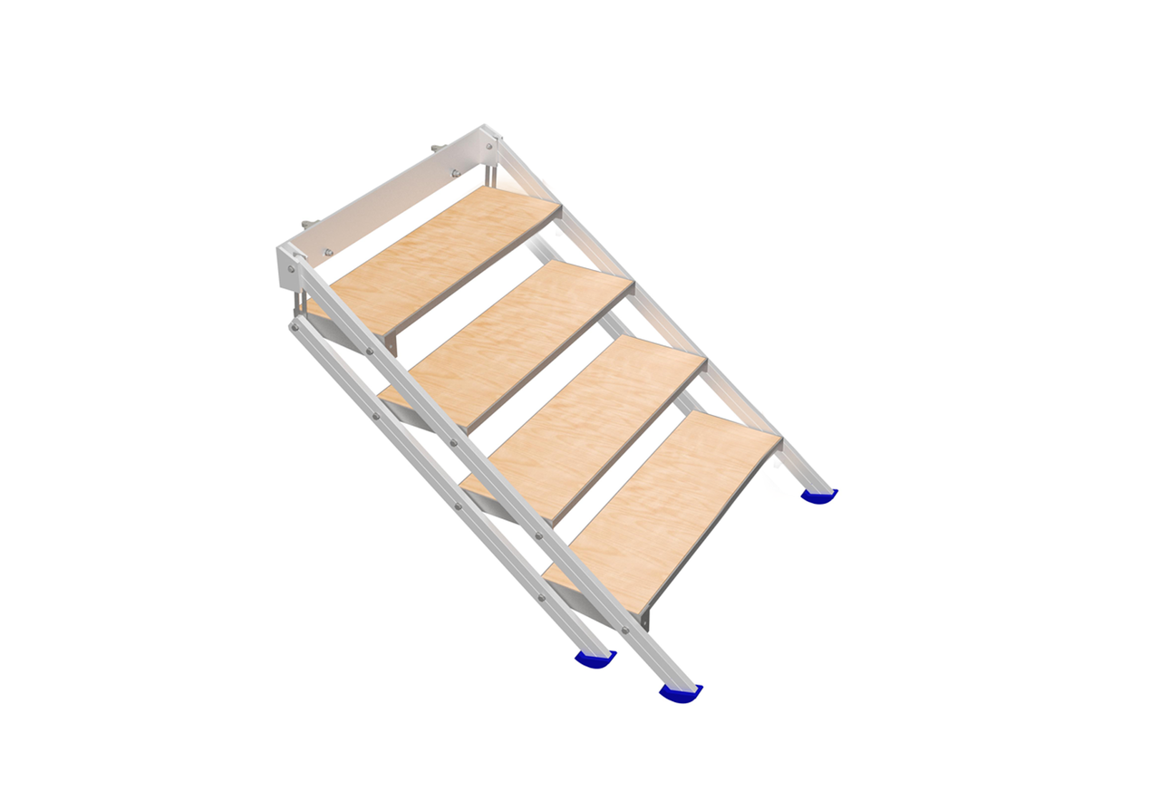 Flexi-Step - Aluminium-Treppe "Flexi-Step" 4-stufig