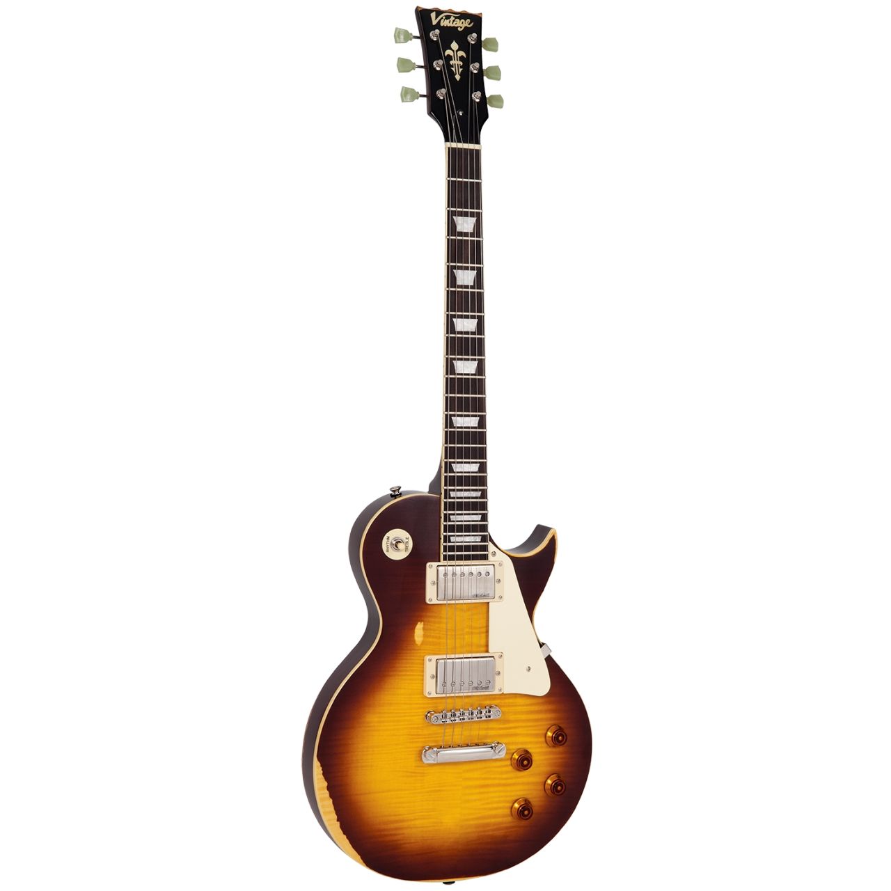 V100 Relic E-Gitarre in Tobacco Sunburst 