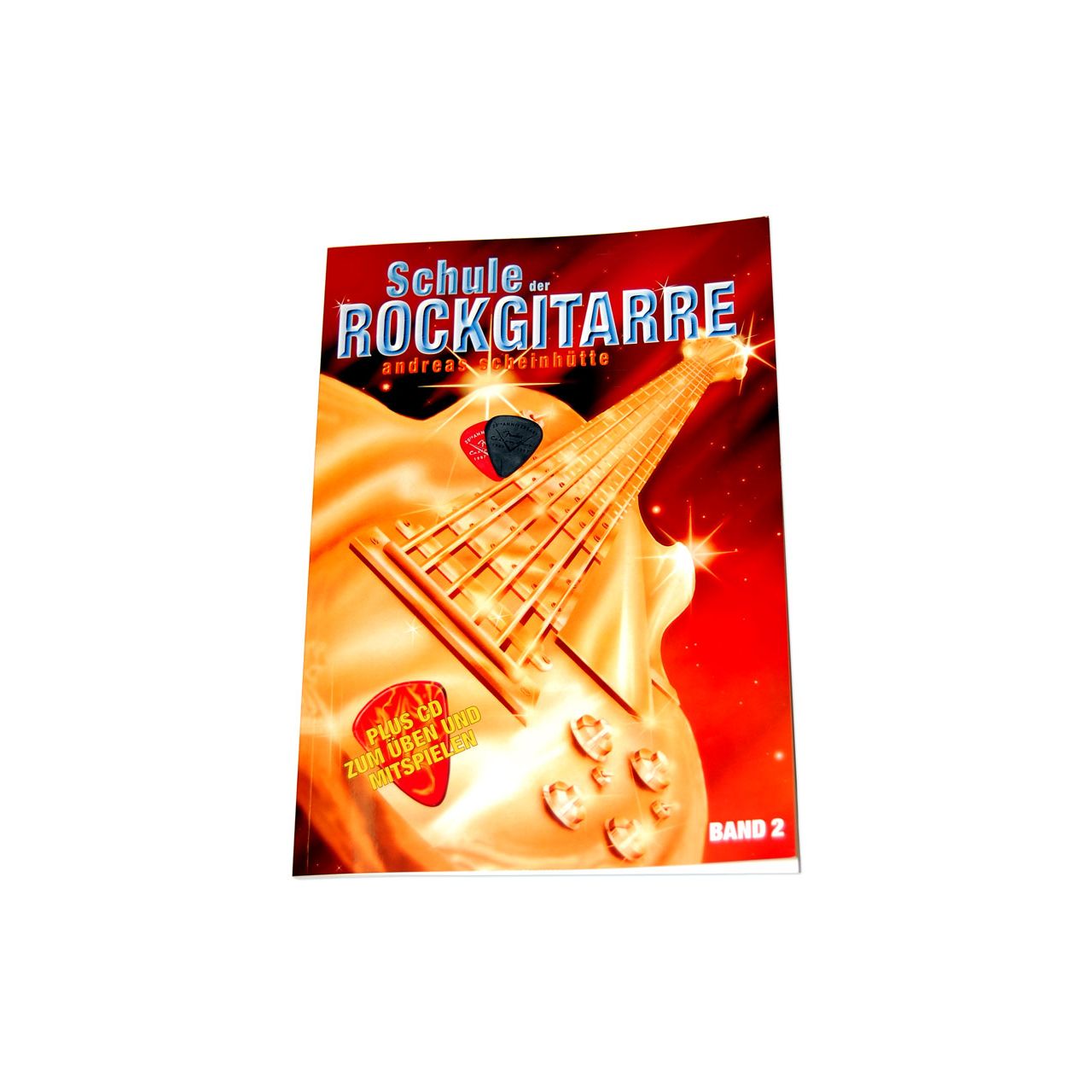 Andreas Scheinhütte - Schule der Rockgitarre Band 2 PLUS 2 Fender Plektren  Bundle