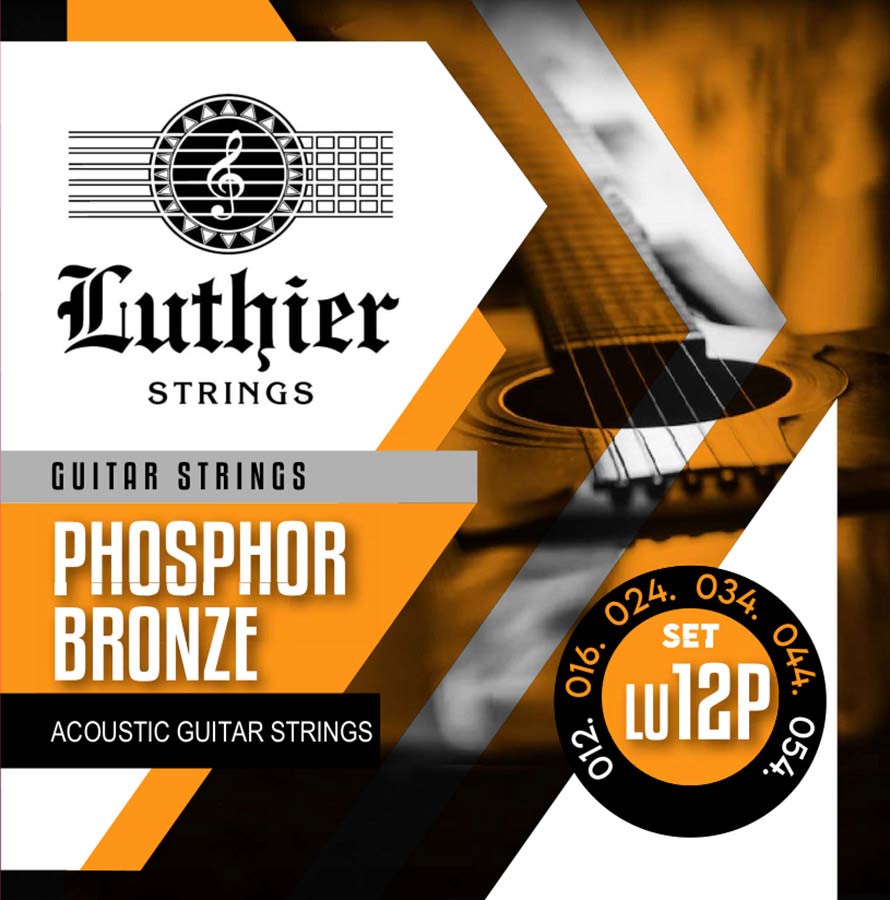 LU-12P Phosphor Bronze Wound Strings, .012 - .054