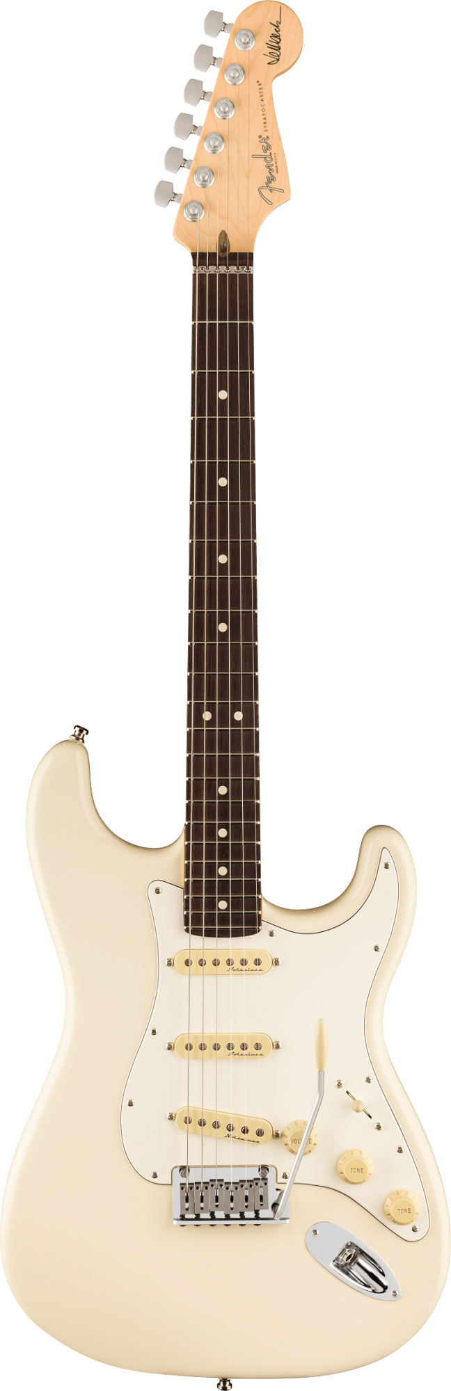 Jeff Beck Stratocaster®, Rosewood Fingerboard, Olympic White