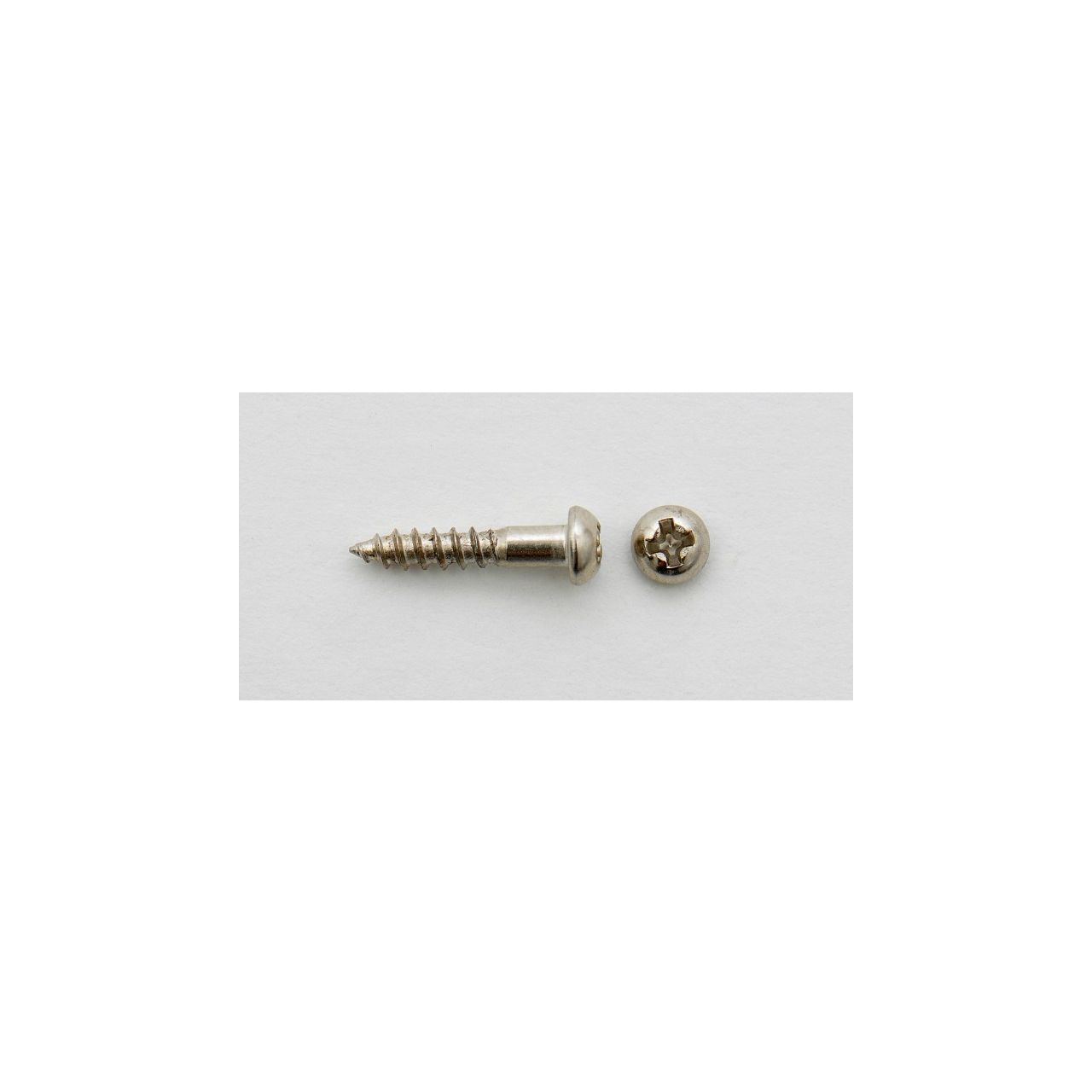 SRV7C Vintage Mechaniken-Schraube, 2,5 x 12 mm, nickel