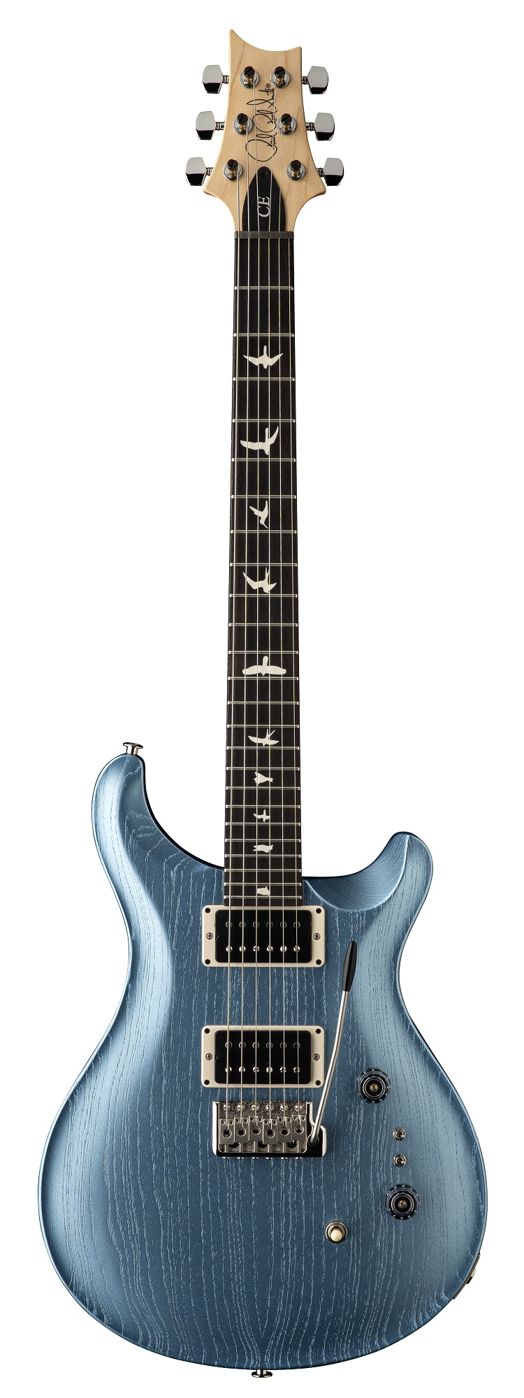 CE 24-08 Swamp Ash Satin - Frost Blue Metallic